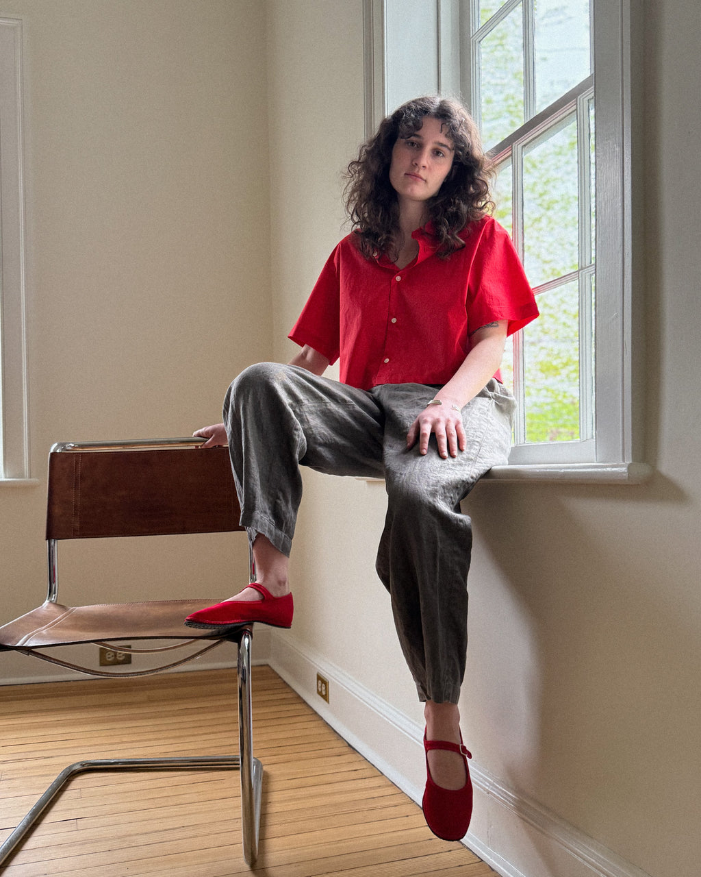 Nicholson and Nicholson Odette Poplin Shirt