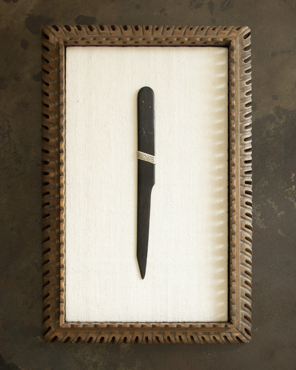 Silver and Ebony Letter Opener