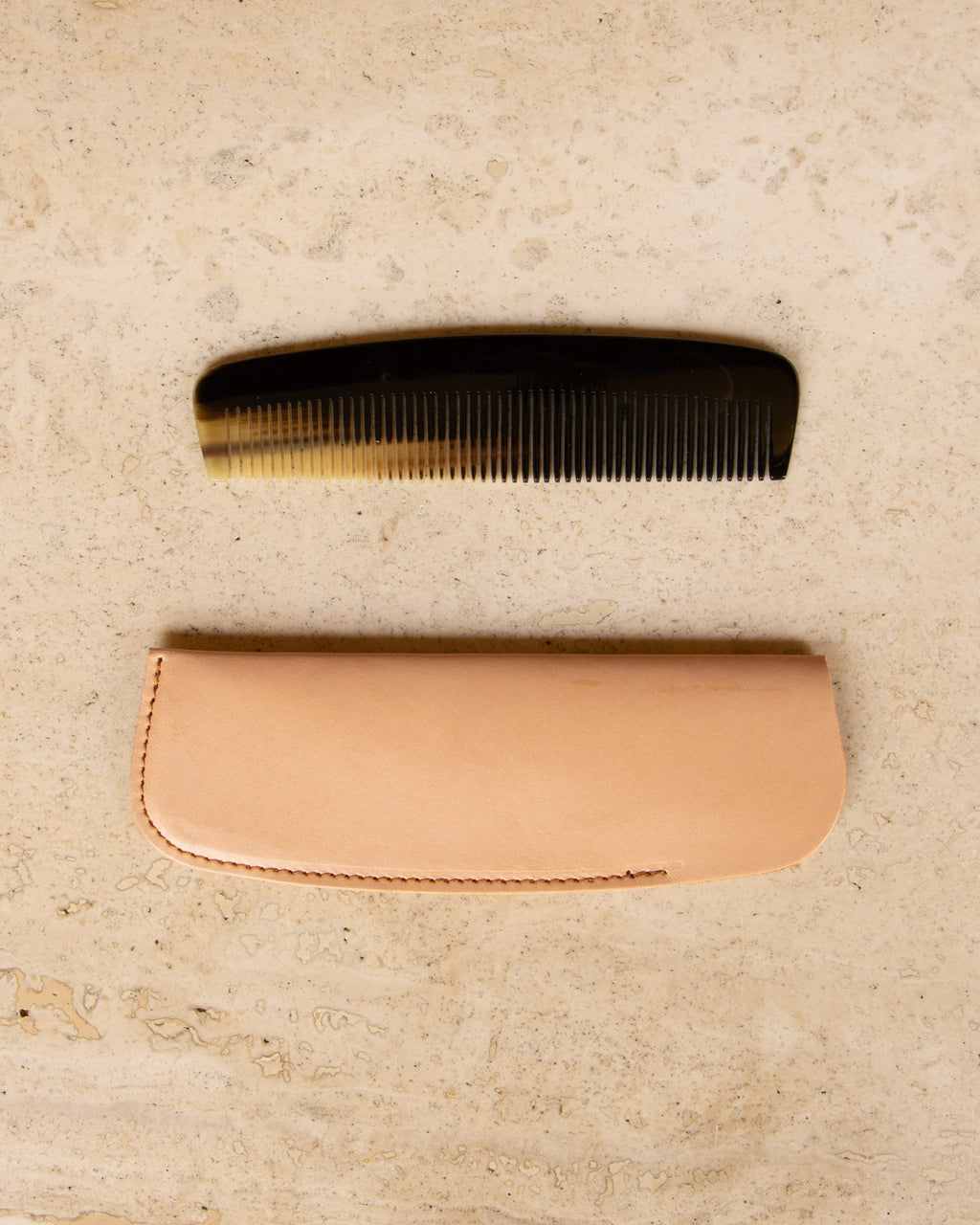 Taschenkamm Pocket Comb with Case - 5.25 inches