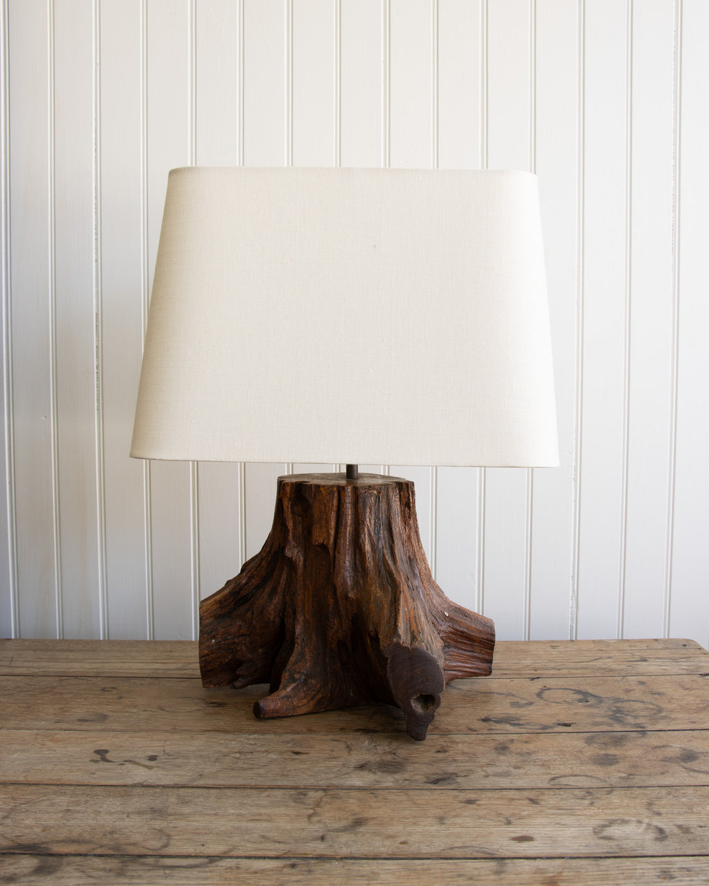 Cedar Tree Trunk Lamp