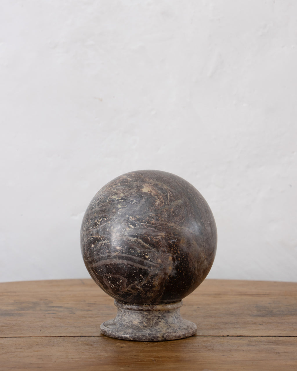 Footed Marble Sphere
