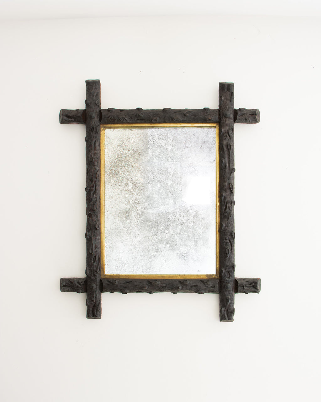 Faux Bois Black Forest Mirror