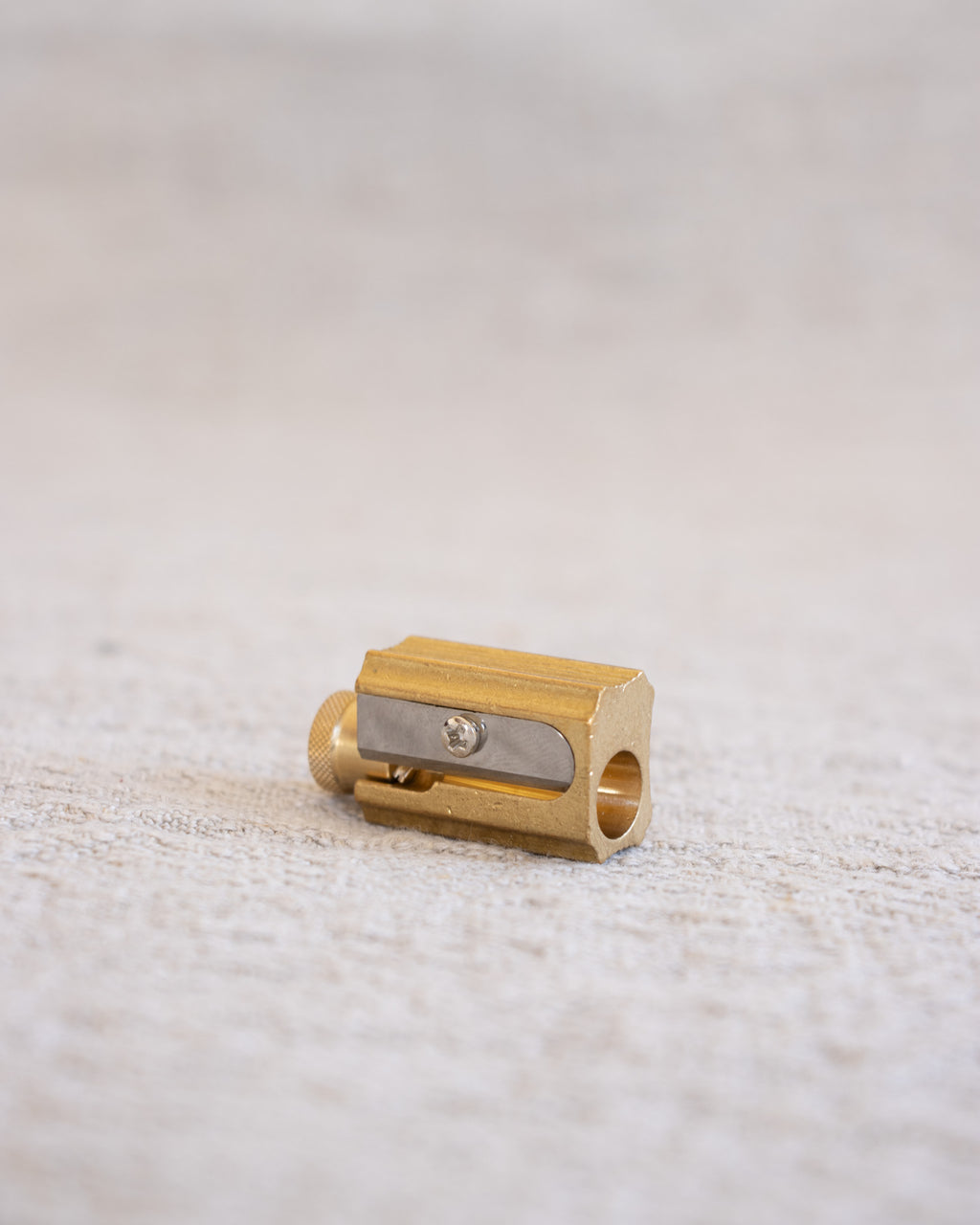 Brass Sharpener with Case