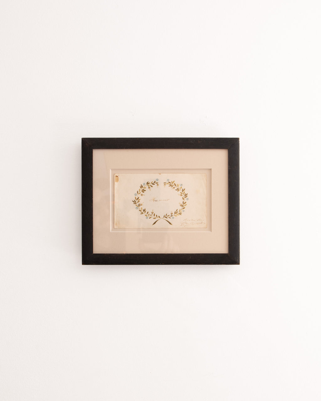 Souvenir Wreath Ink Drawing
