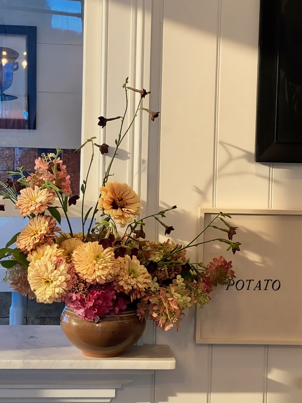 October Flowers, Spring Bulbs, and a Farm Lunch