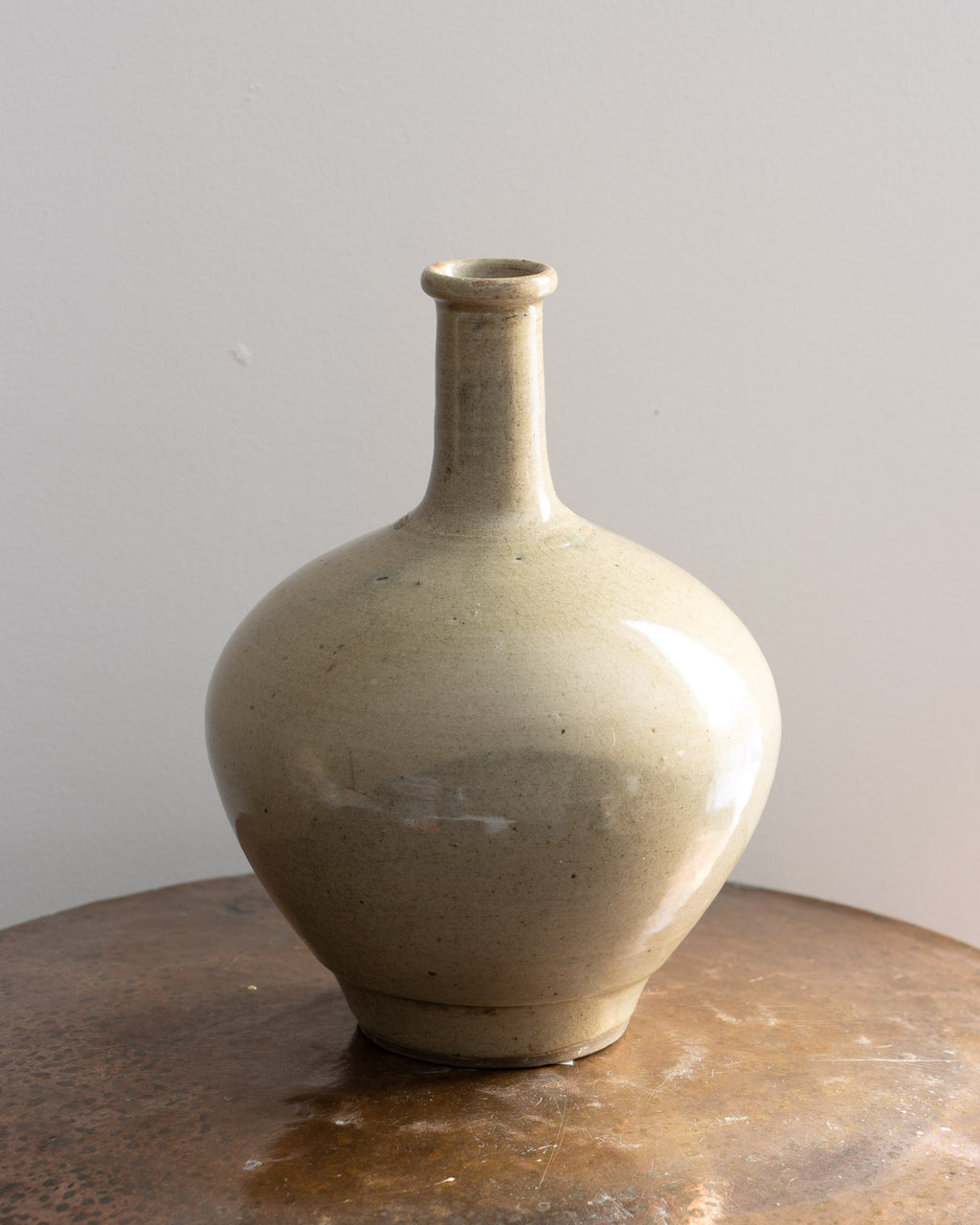 Crackle Glaze Round Bottle