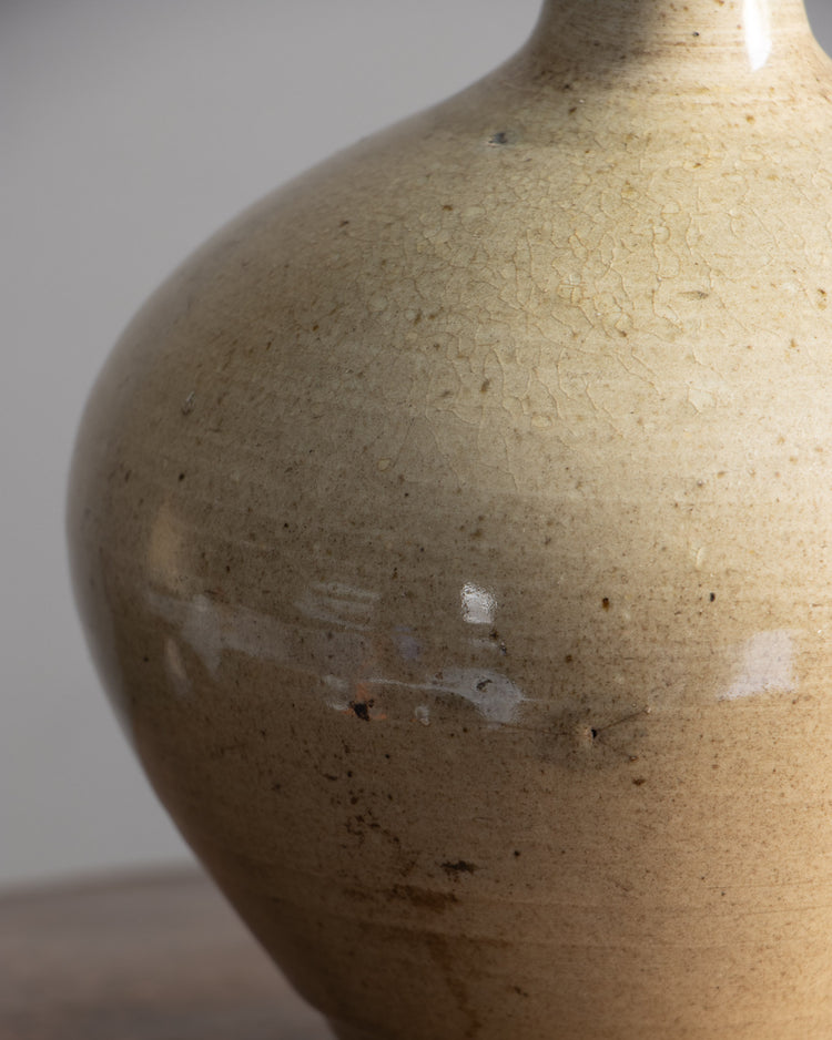 Crackle Glaze Round Bottle