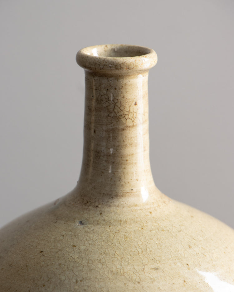 Crackle Glaze Round Bottle