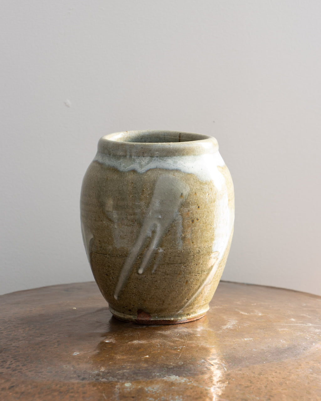 Small Beige Jar