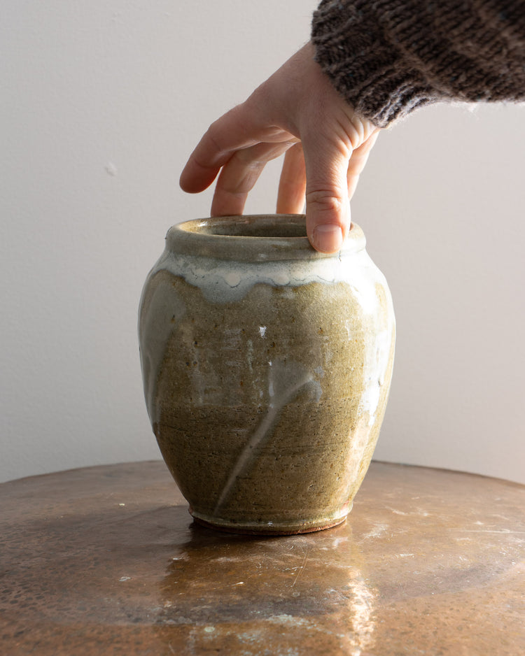 Small Beige Jar