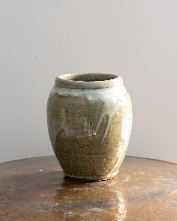 Small Beige Jar
