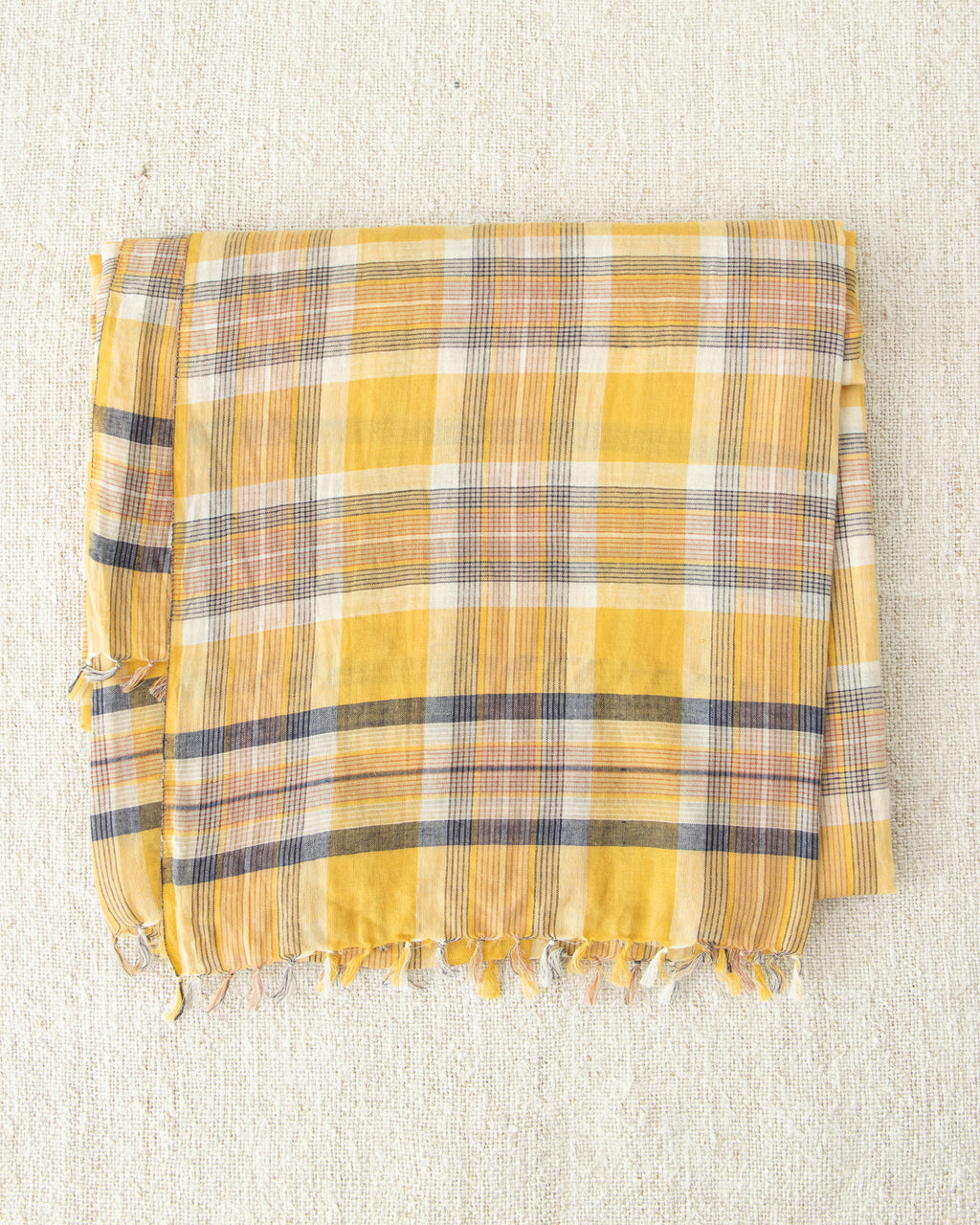 Cotton Scarf No. 722 Holi Yellow