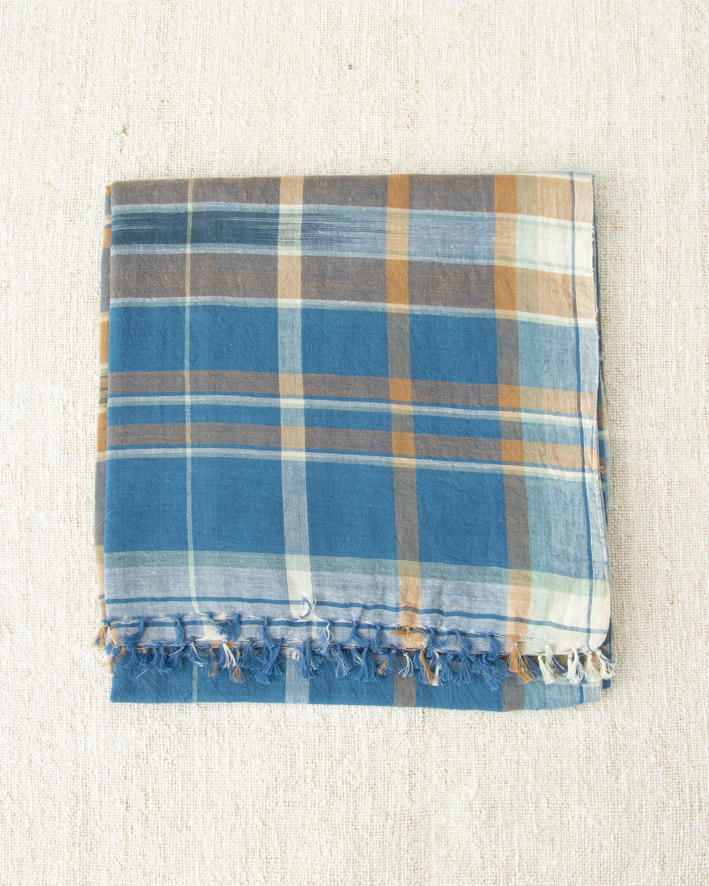 Cotton Scarf No. 768 Royal Blue