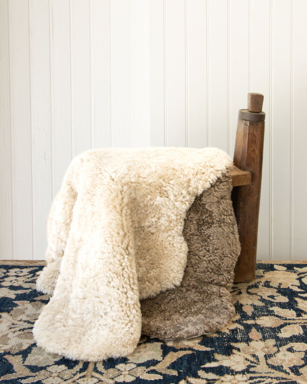 Curly Sheepskin Throw