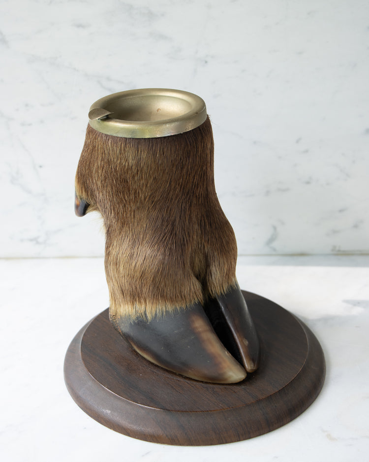 Taxidermy Elk Foot Ashtray