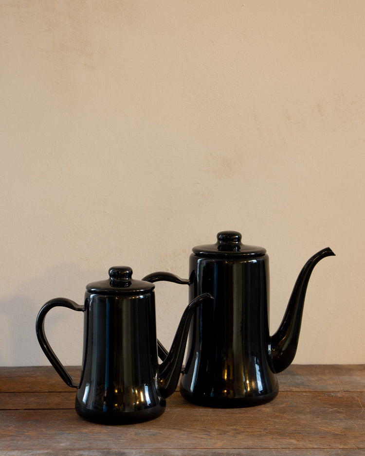 Enamel Kettle Black 1.2L