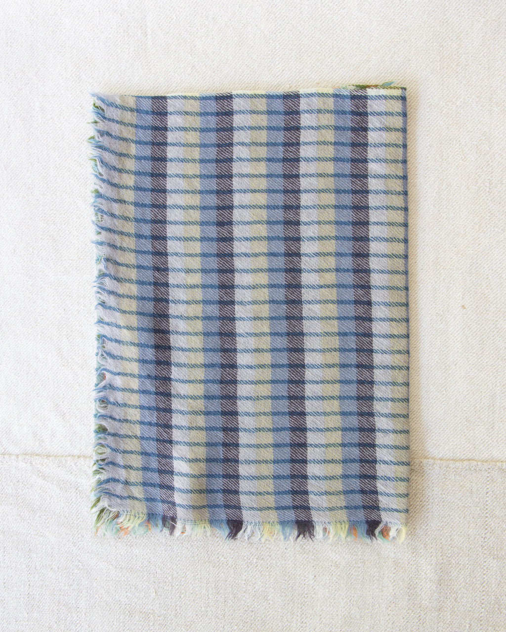 Epice Checkered Square Scarf - Lilac Weed
