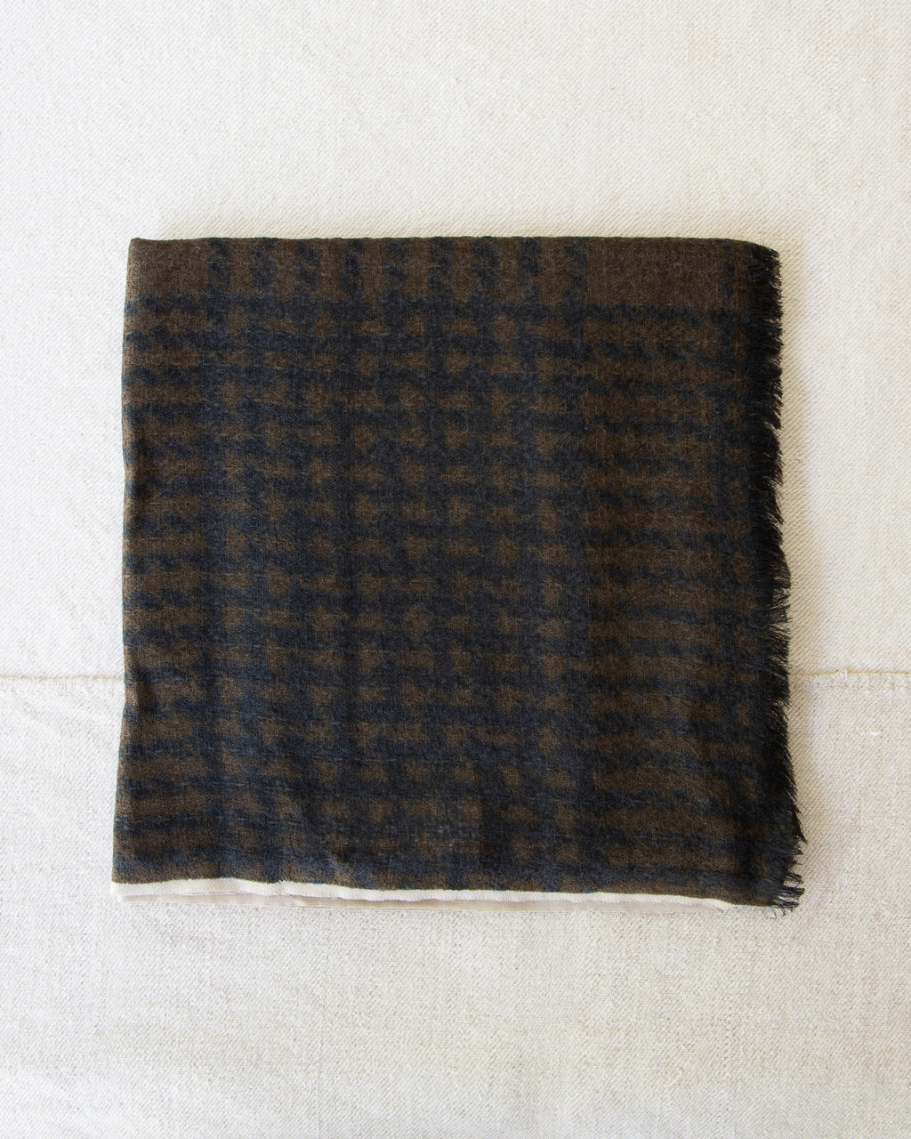 Epice Tweed Check Shawl