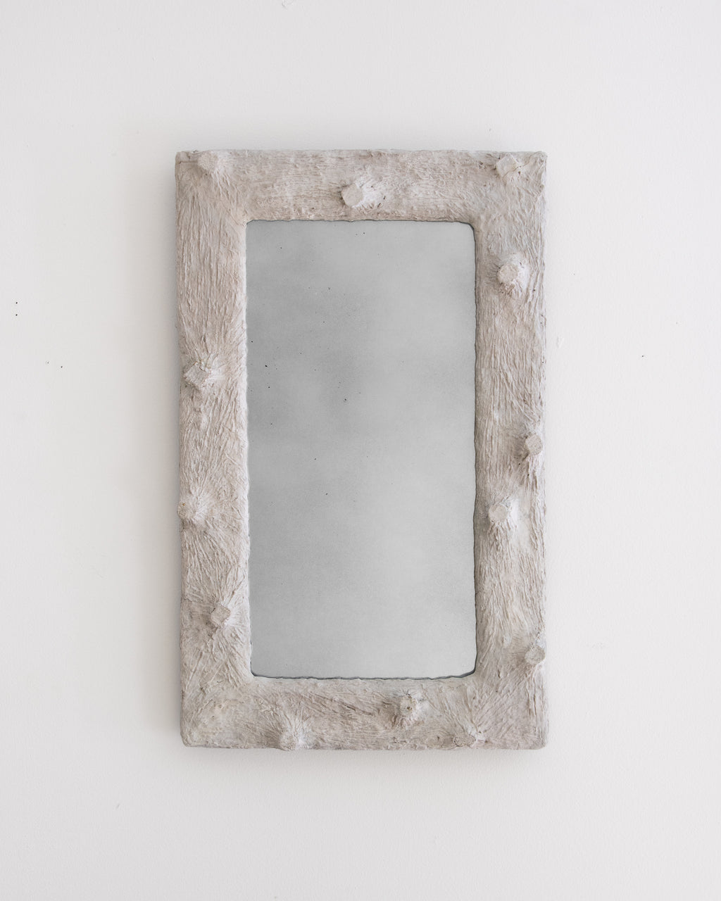 Faux Bois Framed Mirror