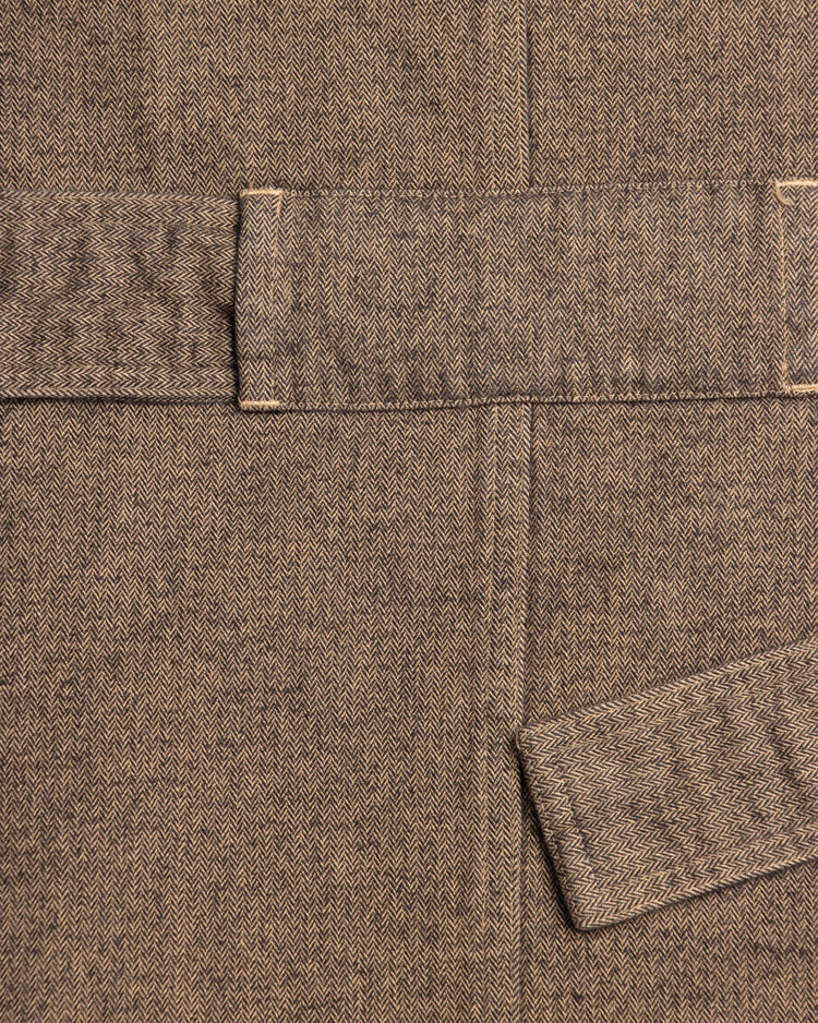 Garment Dye Soft Herringbone Artisan Vest