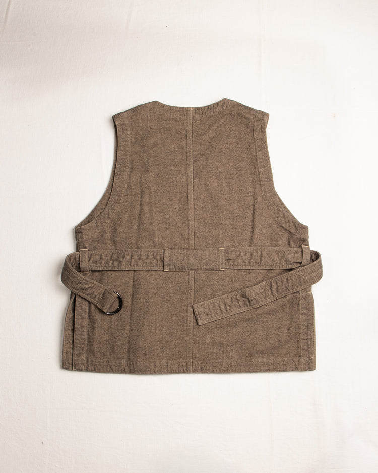 Garment Dye Soft Herringbone Artisan Vest
