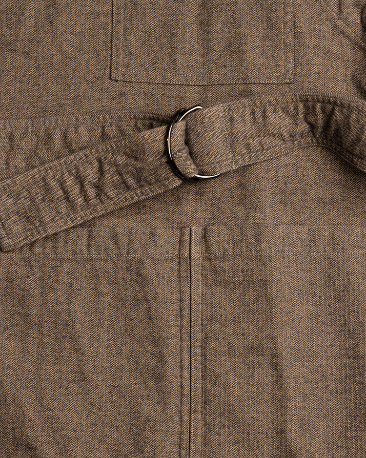 Garment Dye Soft Herringbone Artisan Vest