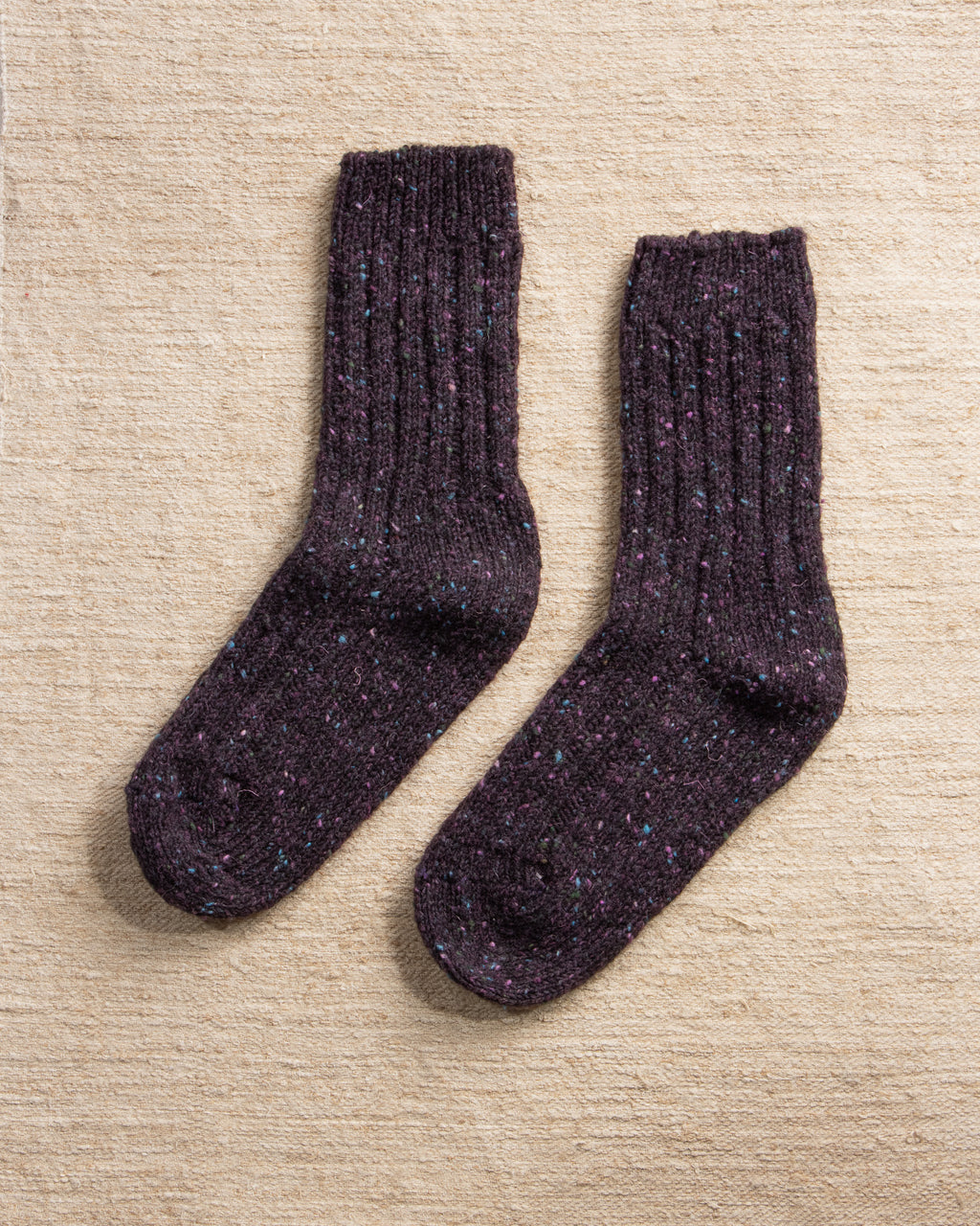 100% Irish Wool Crew Socks