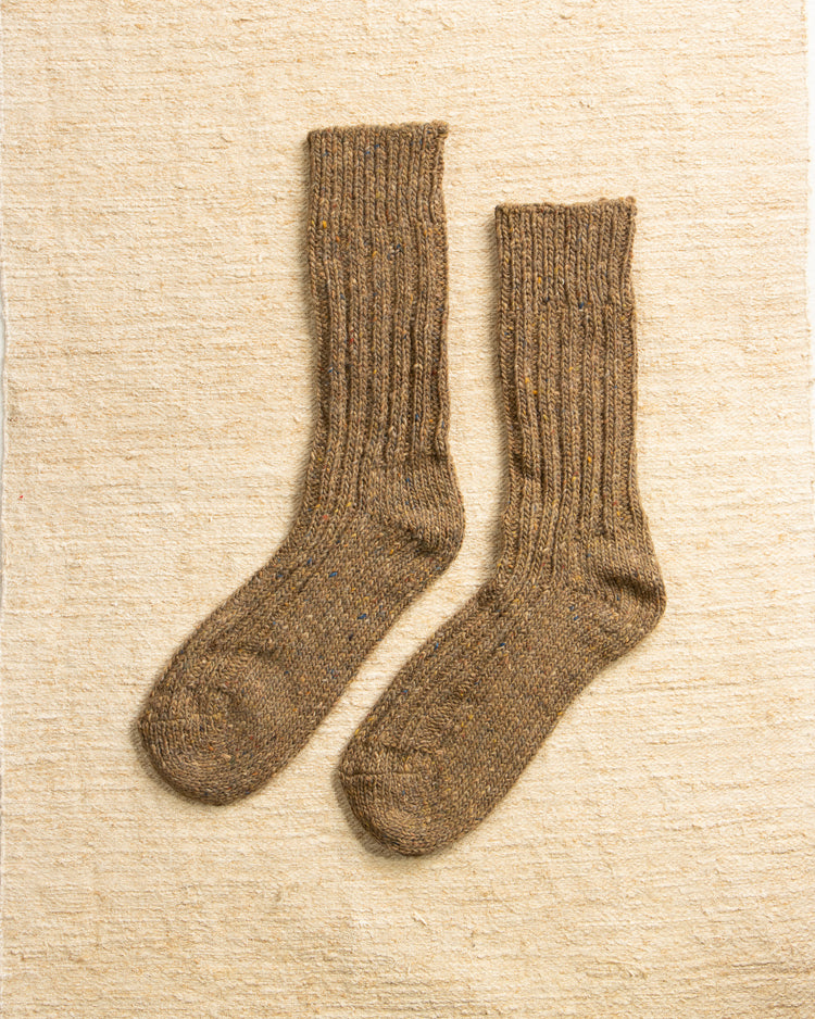 Irish Wool Tweed Socks (2 colors)