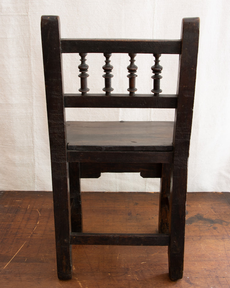 Italian Side Chair in Walnut