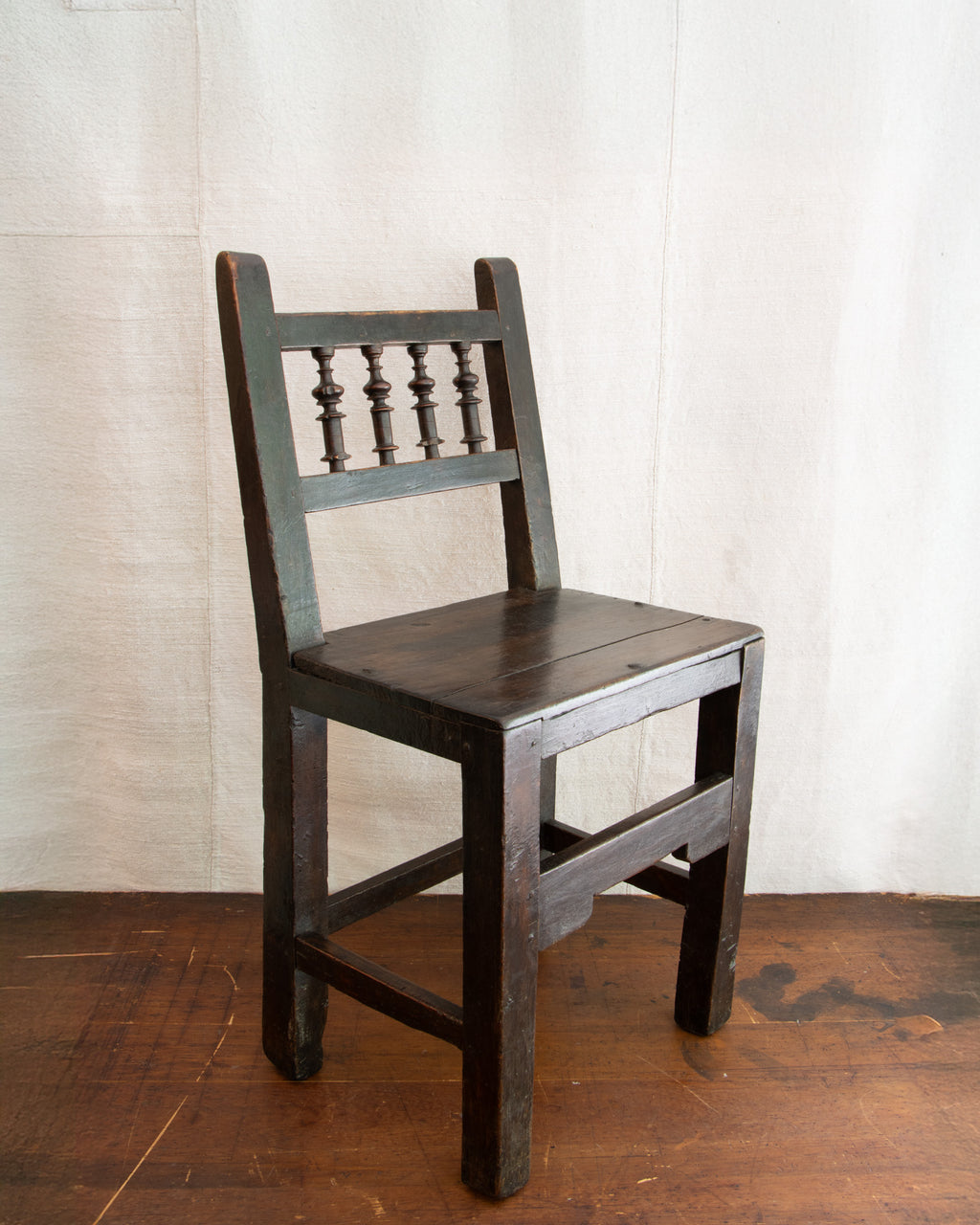 Italian Side Chair in Walnut