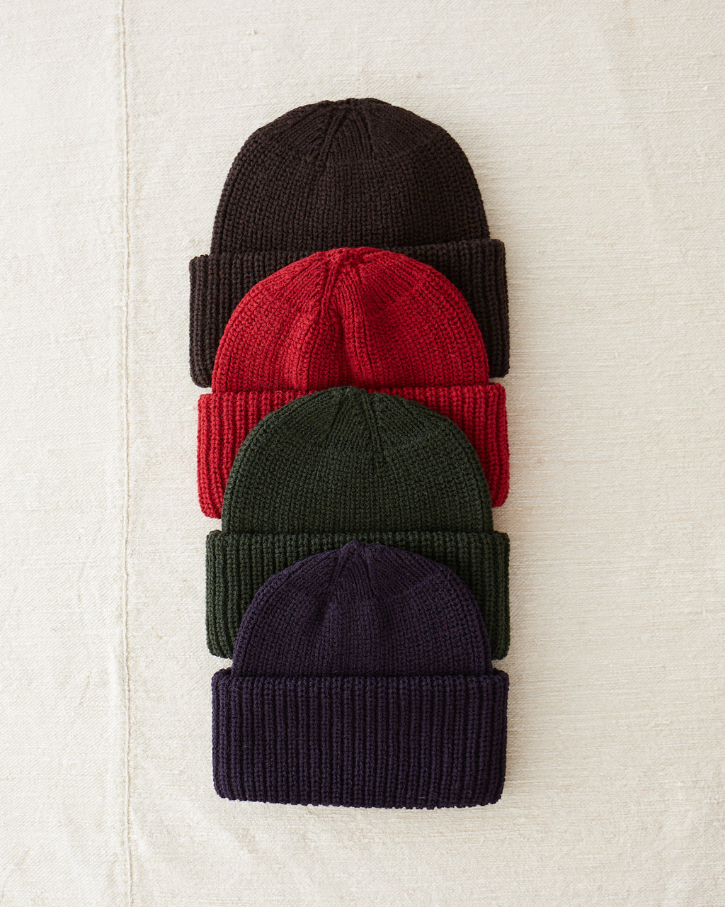 Ribbed Wool Beanie