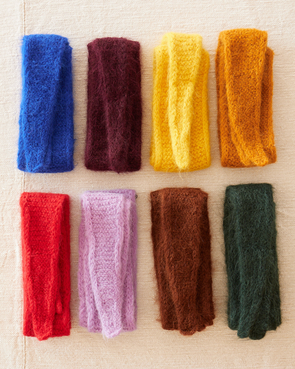 Alpaca Wool Slim Scarf