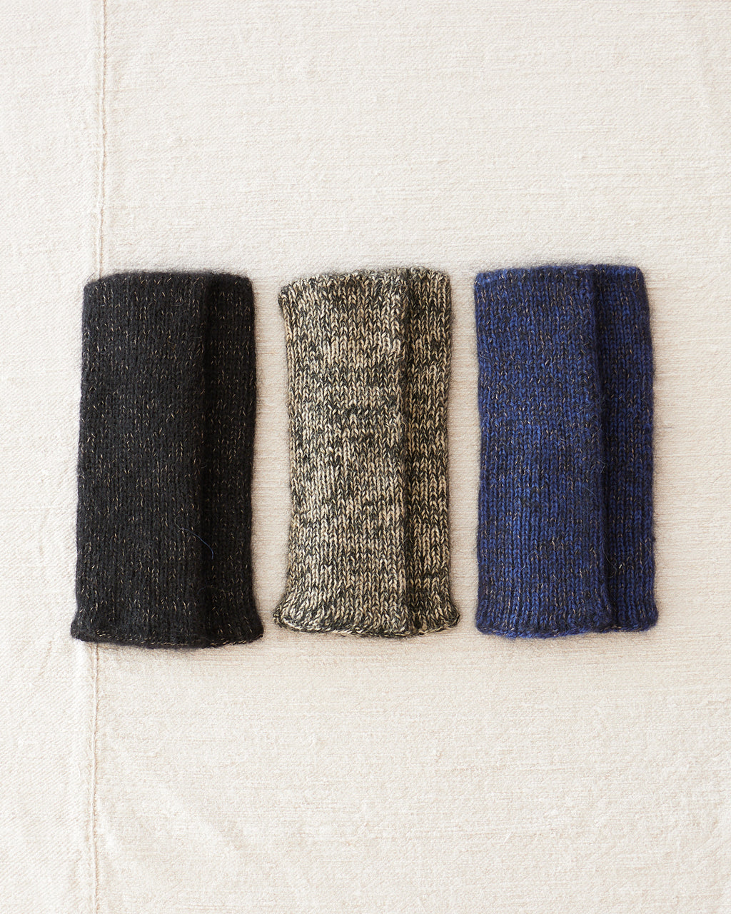 Alpaca Mohair Silk Wrist Warmers