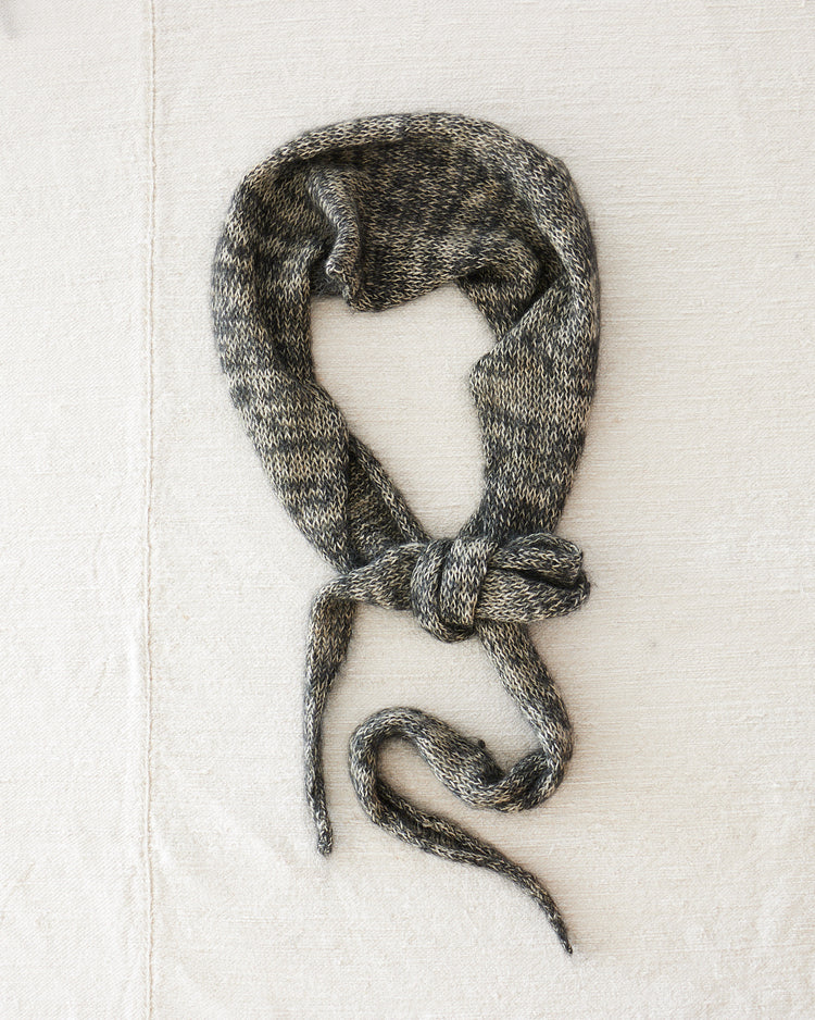 Alpaca Mohair Silk Tapered Scarf
