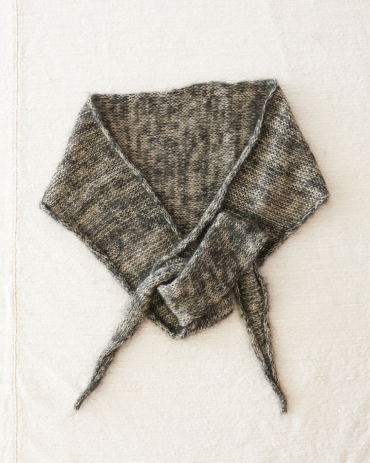 Alpaca Mohair Silk Tapered Scarf
