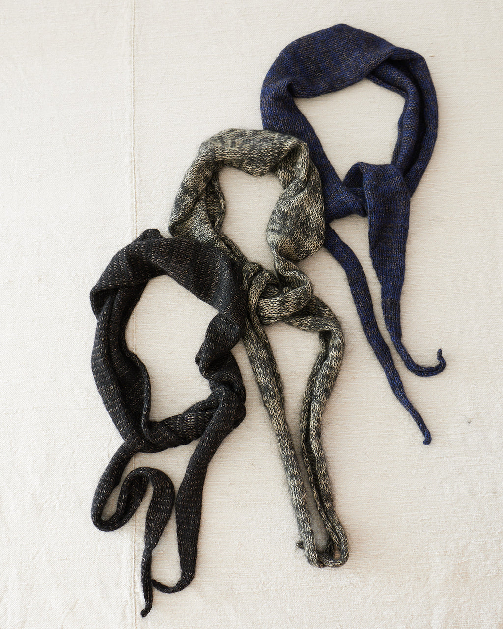 Alpaca Mohair Silk Tapered Scarf