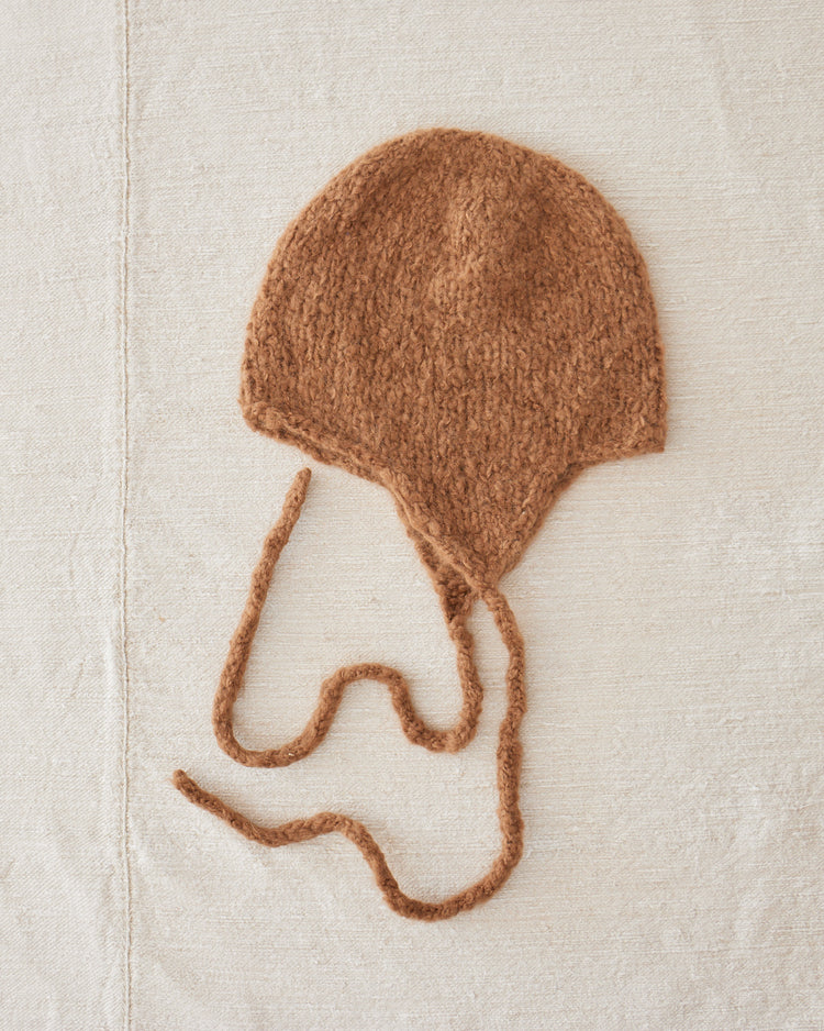 Cashmere and Silk Hat with Ties