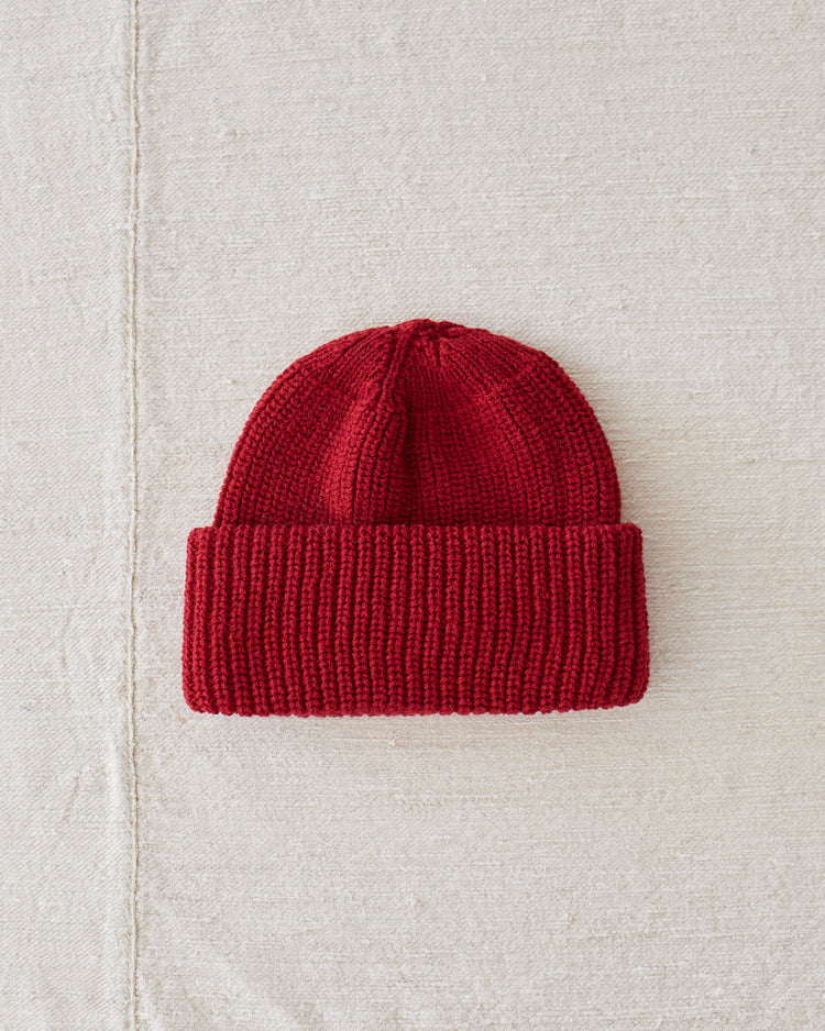 Ribbed Wool Beanie