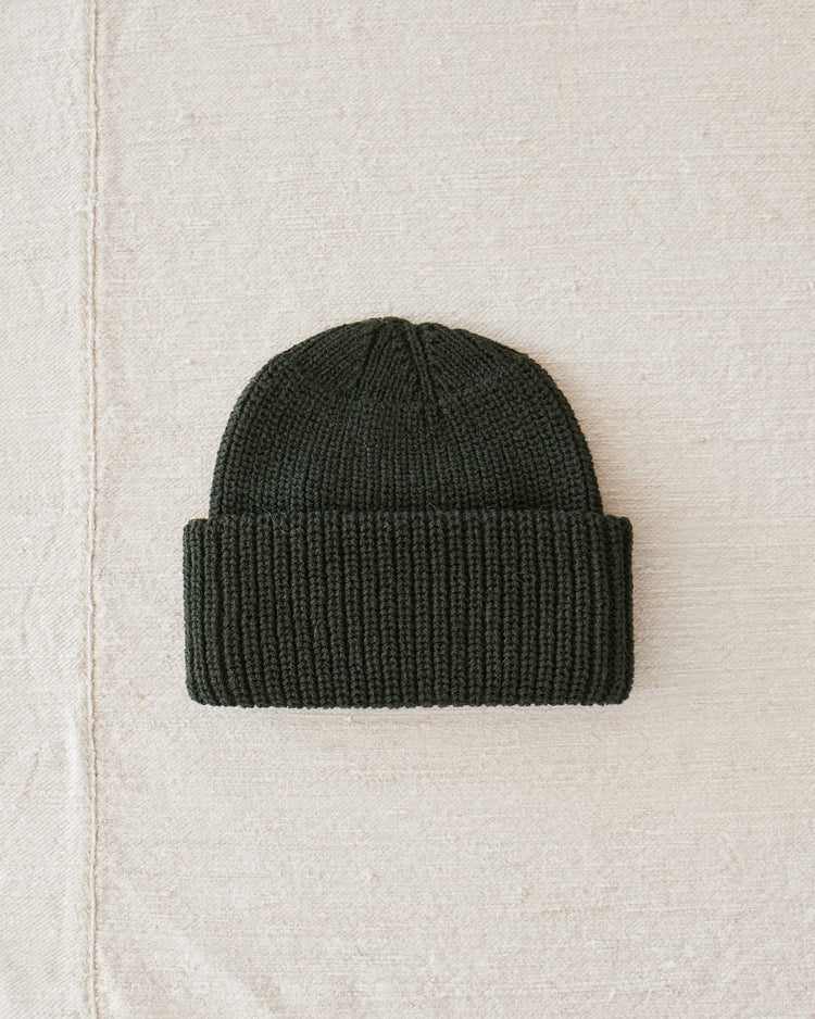 Ribbed Wool Beanie