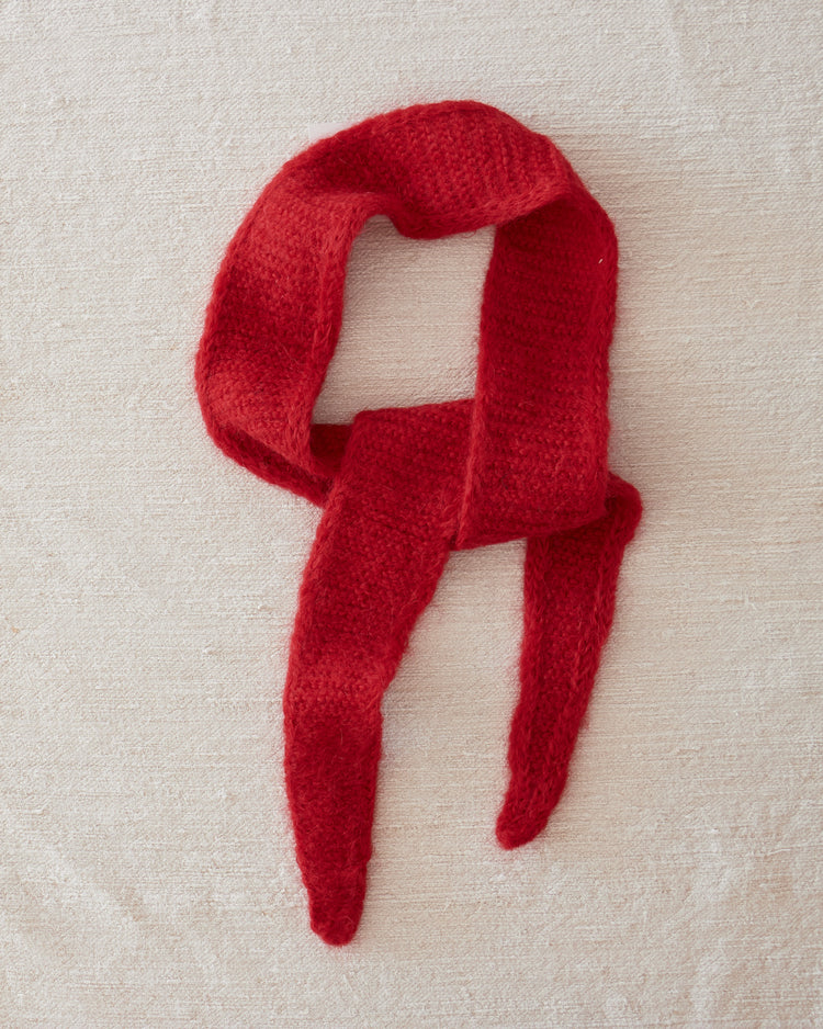 Alpaca Wool Slim Scarf