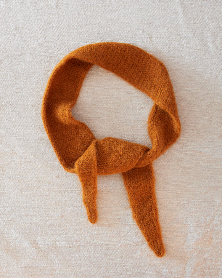 Alpaca Wool Slim Scarf