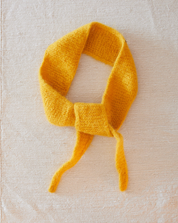 Alpaca Wool Slim Scarf