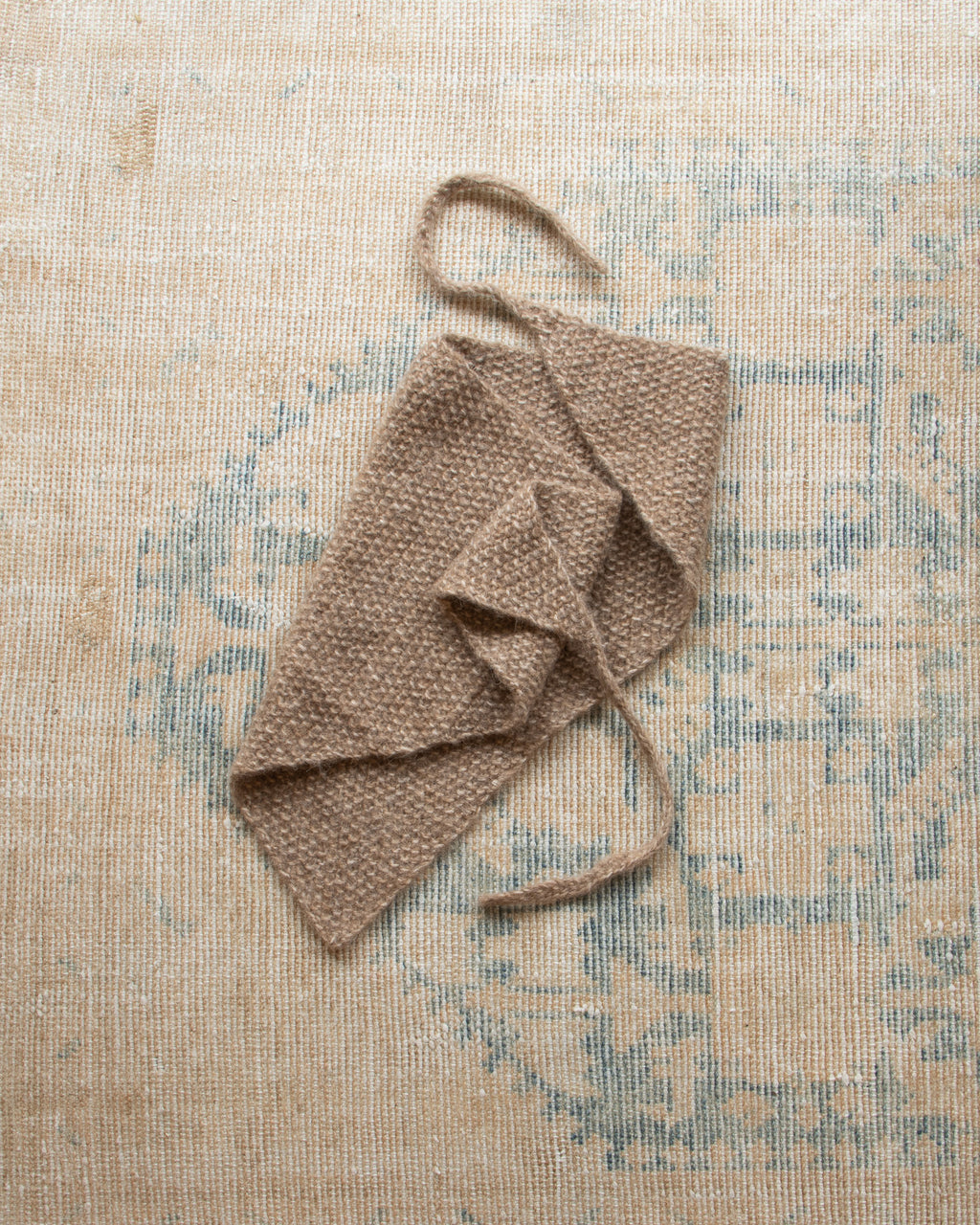 Alpaca Cotton Triangle Bandana Scarf