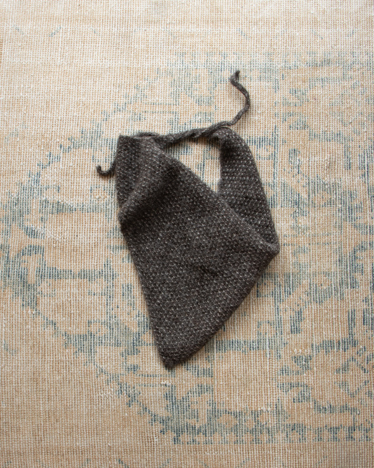 Alpaca Cotton Triangle Bandana Scarf