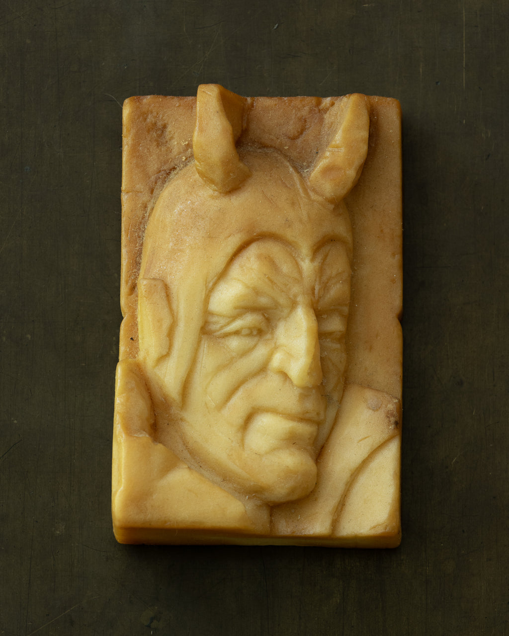 Soap Carving Cameo of a Devil