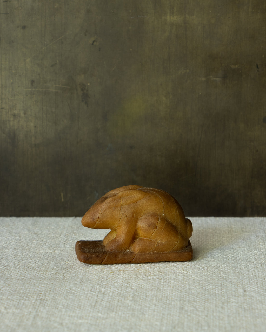 Crouching Rabbit Soap Carving