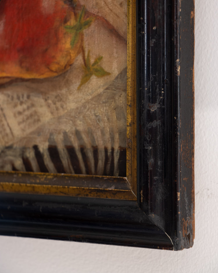 Still Life with Fruit on Lace Tablecloth