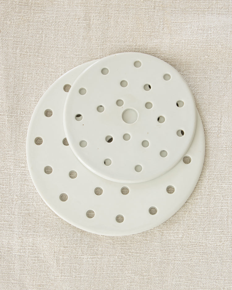 Vintage European Crock Lid Trivet Large