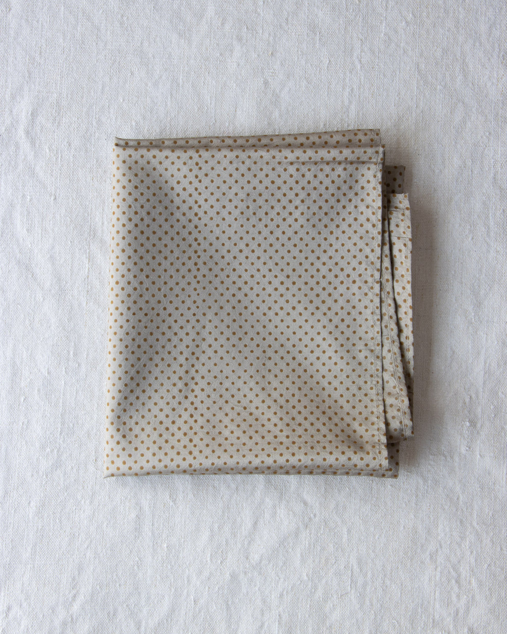 Large Silk Bandana Champagne Dots