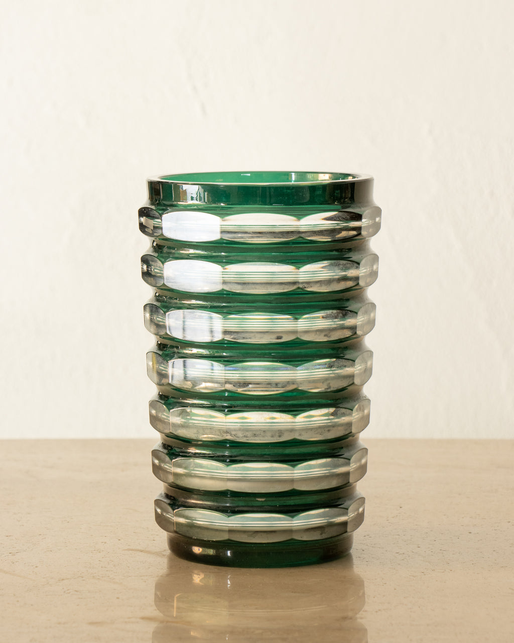 Art Deco Belgian Glass Vase